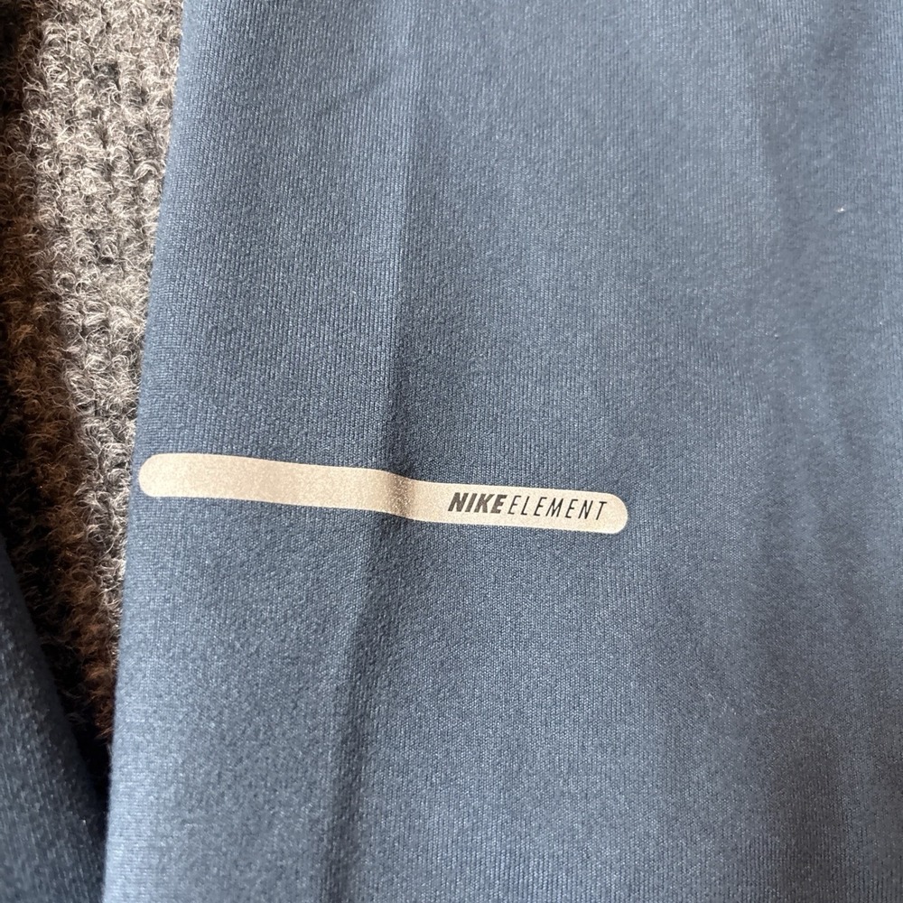 Nike Men's Dri-FIT Element 1/4 Zip Blue Running Pullover Size XL Lightweight - Picture 3 of 8